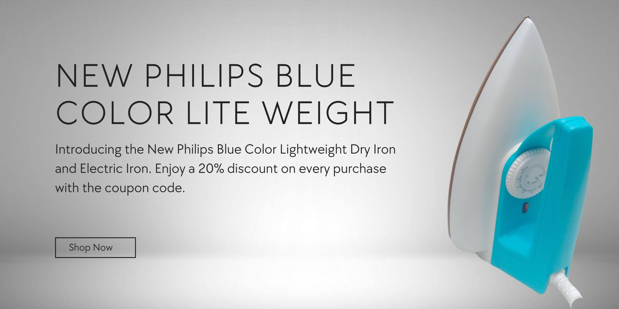 Dua Iron Lite Weight Blue Color