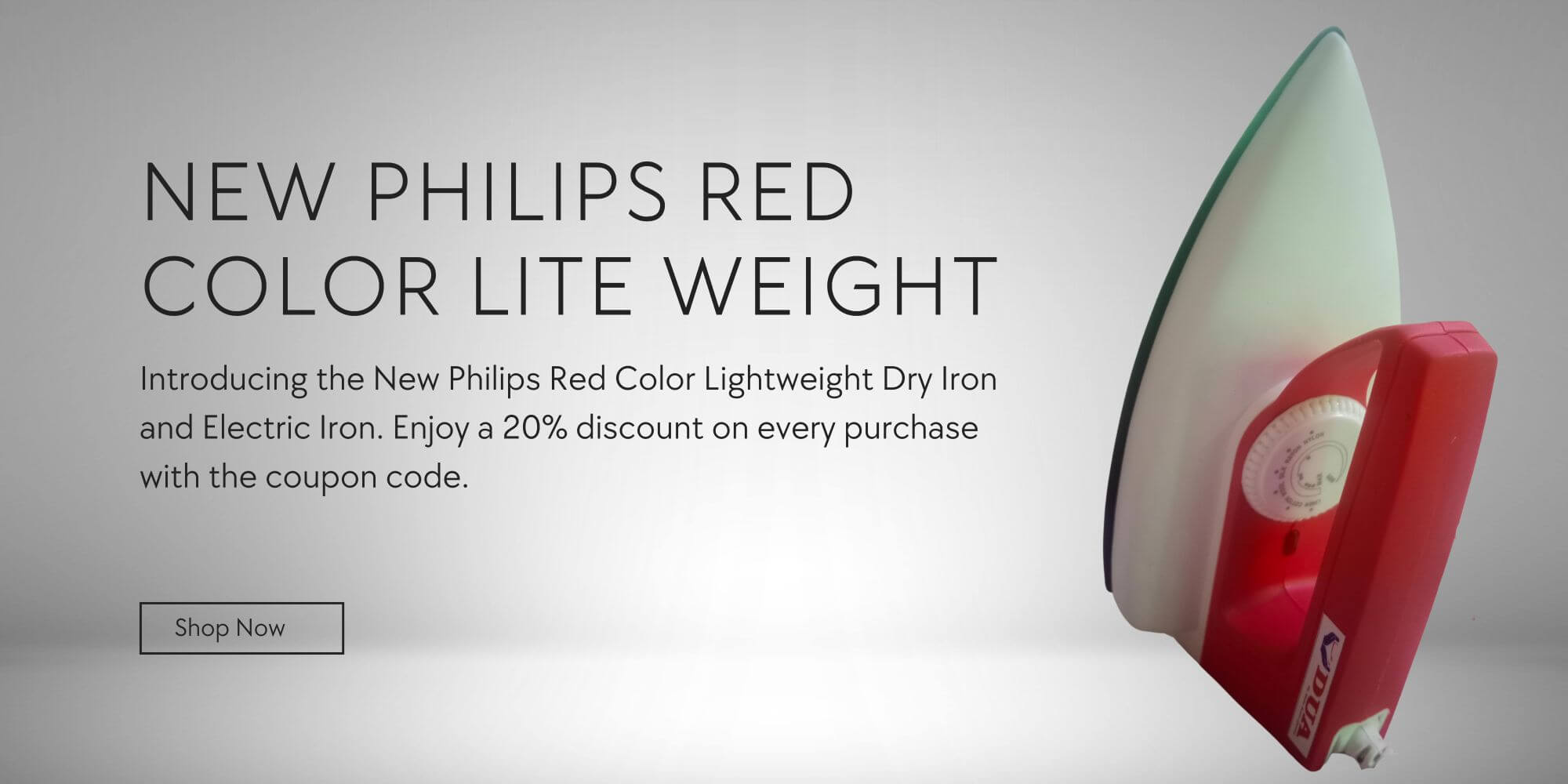 Dua Iron Lite Weight Red Color